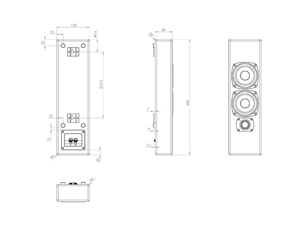 Miller & Kreisel M70 Speakear (ea) | Home Page